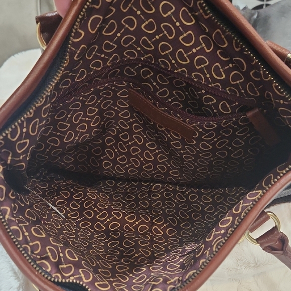 Talbots Purple and Gold Patterned Fabric - Picture 4 of 5